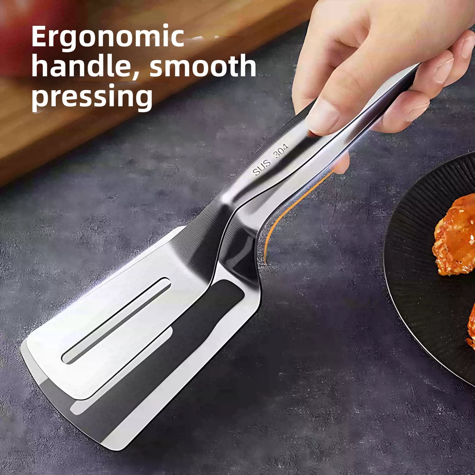 Thickened 304 stainless steel food clips