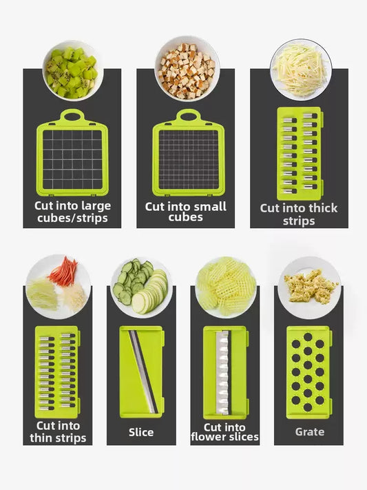 Multifunctional vegetable cutting tool for home use