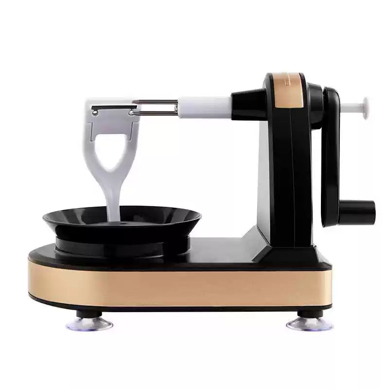 hand-cranked fruit peeler