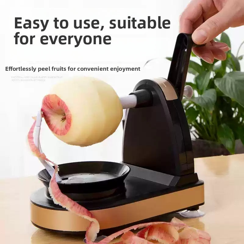 hand-cranked fruit peeler