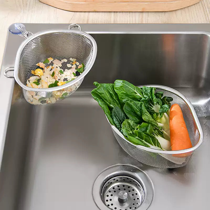 kitchen waste draining basket