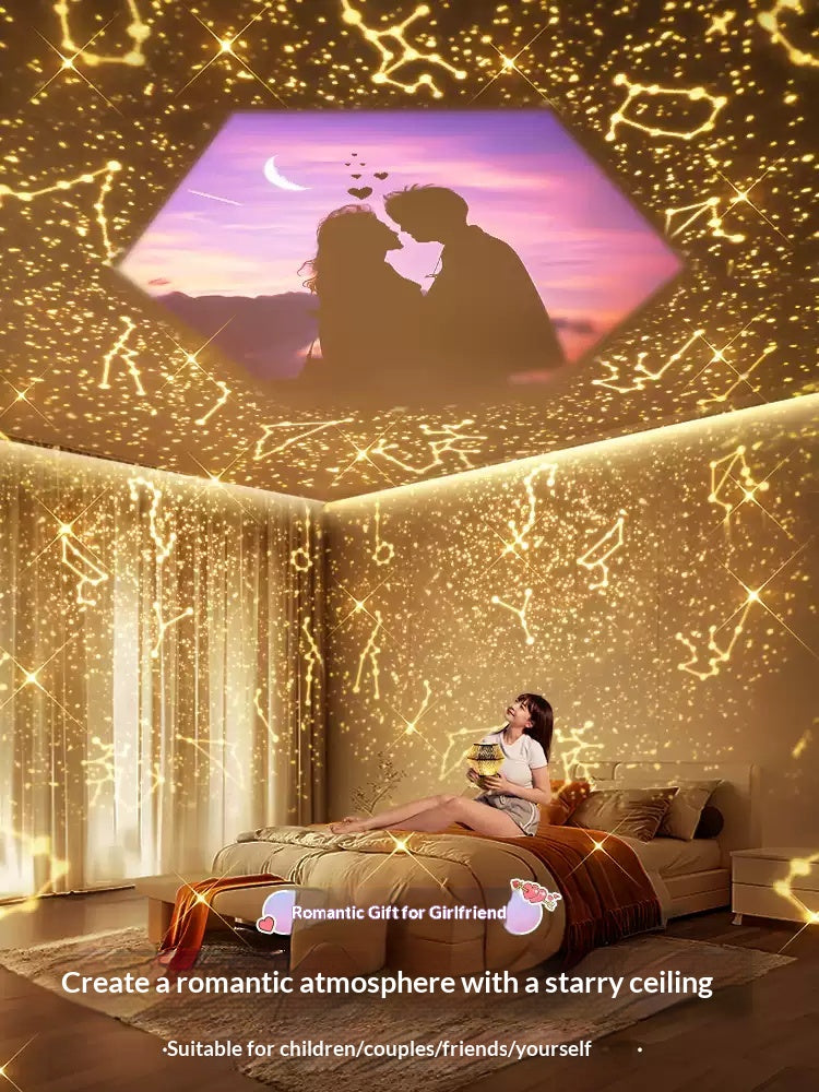 Starry sky projection lamp