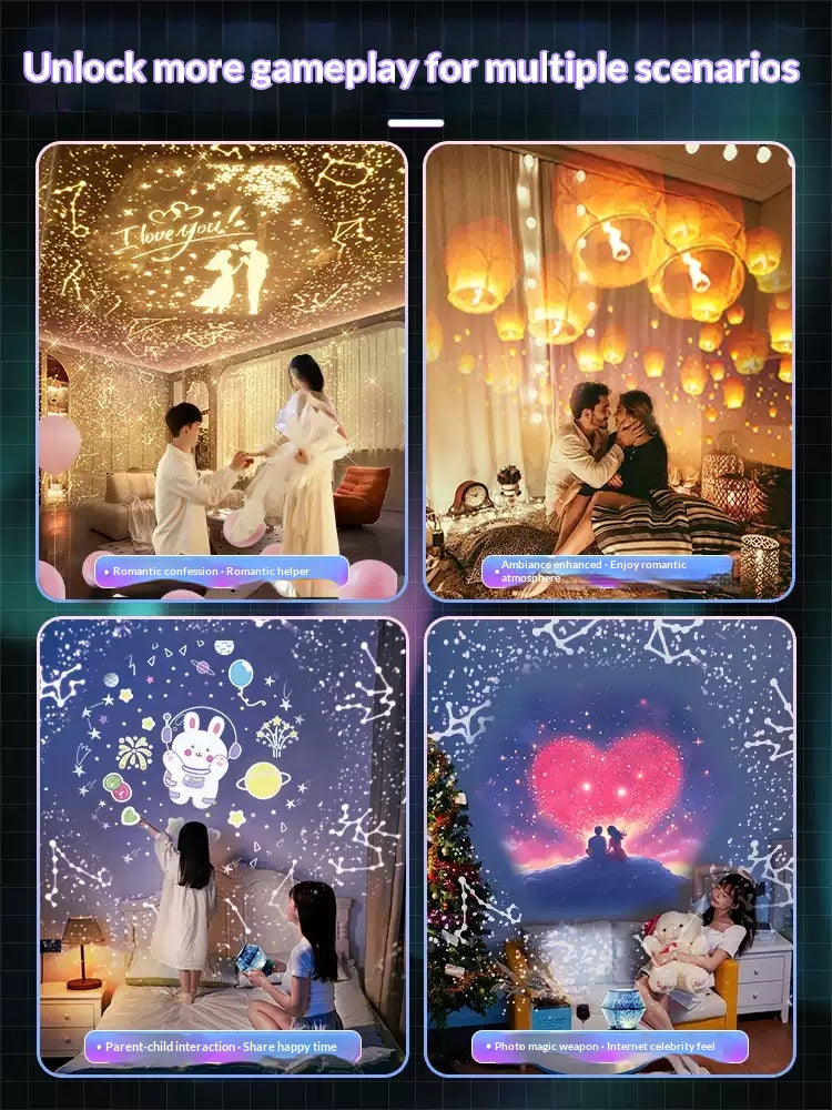 Starry sky projection lamp