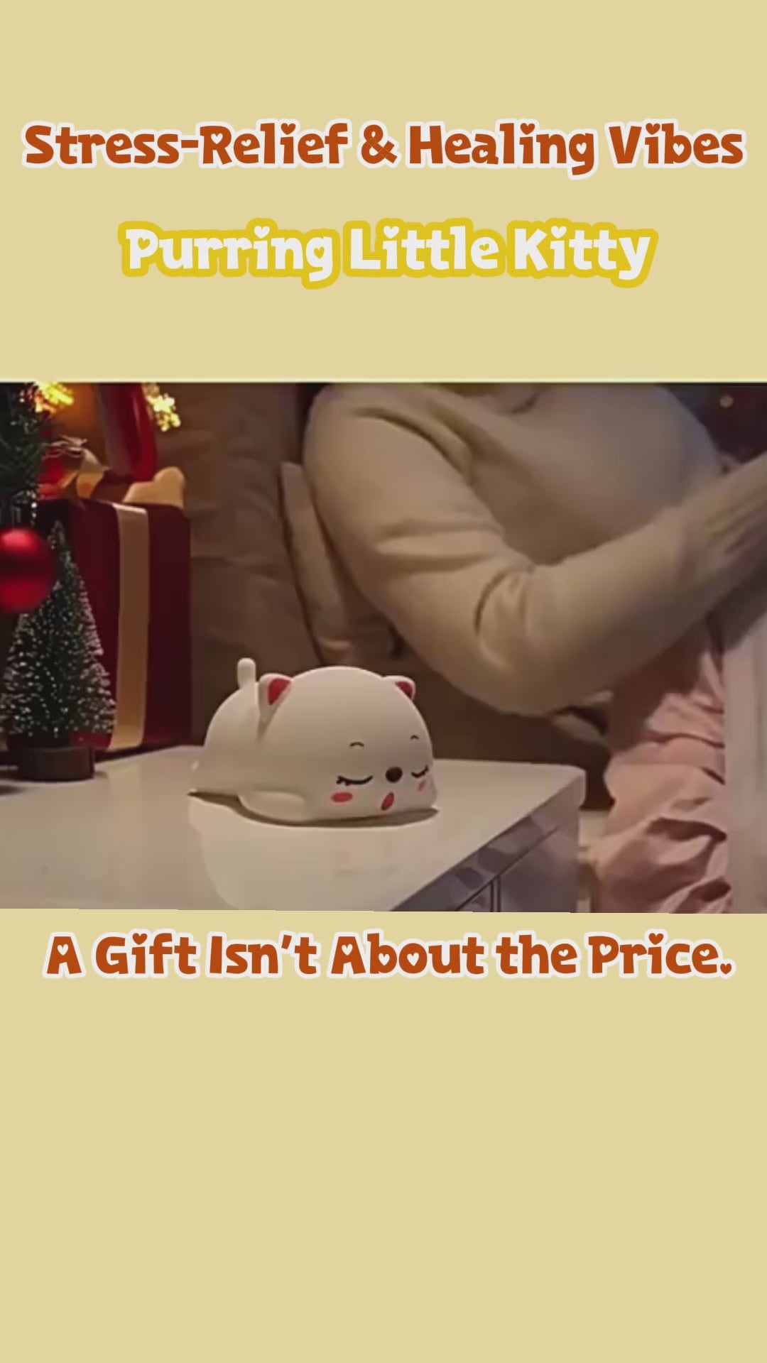 Purring Cat Night Light