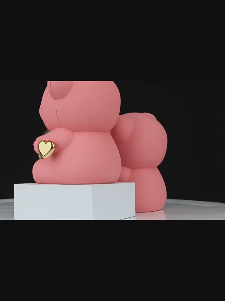 Hugging Bear Valentine's Day Roses